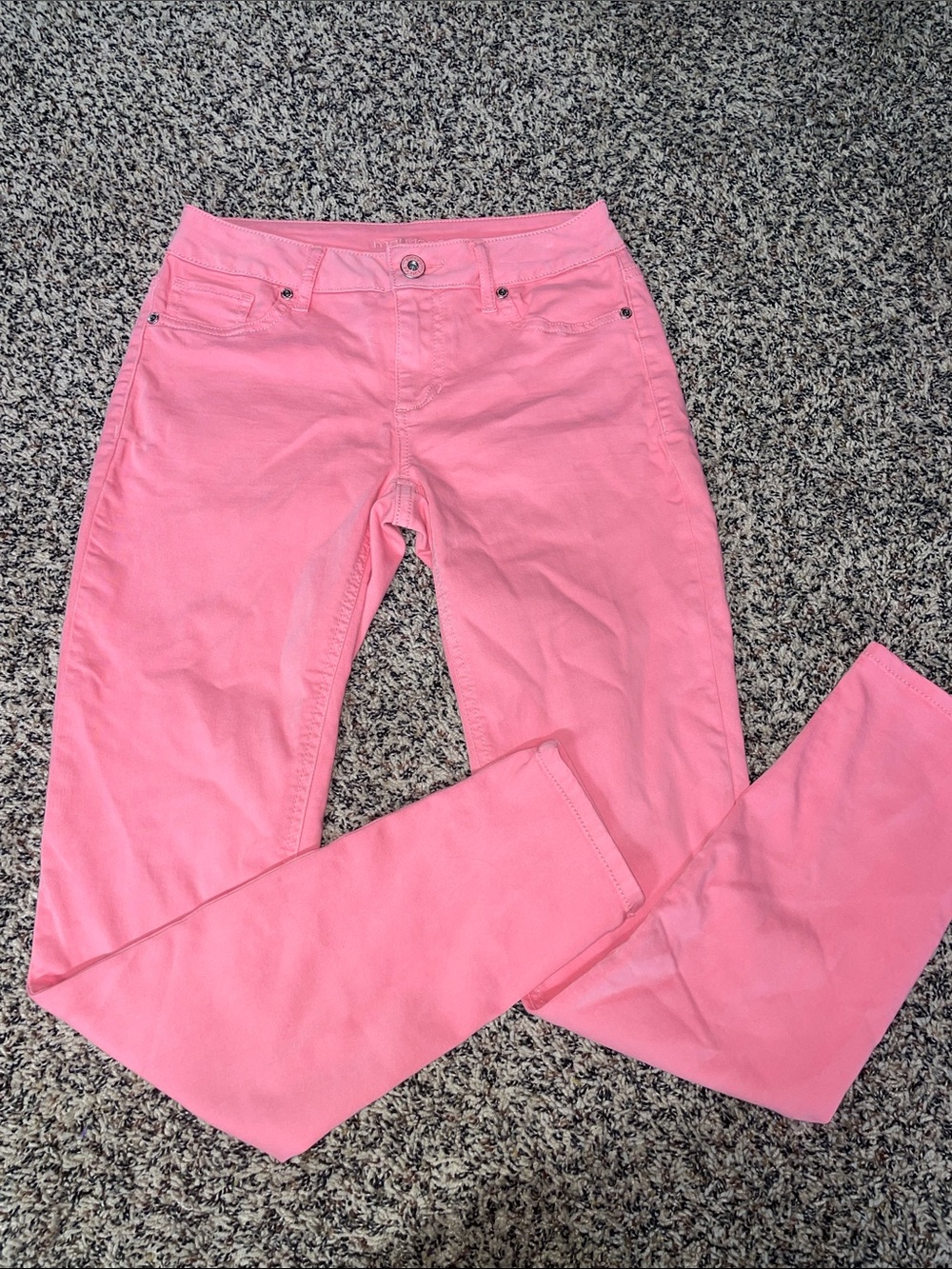 Maurice’s Skinny Jeans Pink Washed Size Small GUC